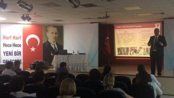 TÜBİTAK 4006 Bilim Fuarları Temsilcisi Prof. Dr. Mahmut SELVİ Tarafından Bilgilendirme Toplantısı Yapıldı.