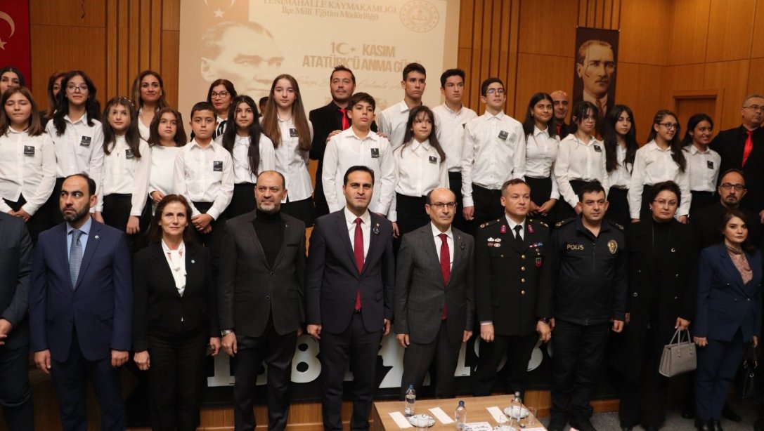 Cumhuriyetimizin Kurucusu, Büyük Önder Gazi Mustafa Kemal Atatürk'ün Ebediyete İrtihalinin 86. Yıl Dönümünde Prof. Dr. Mehmet Sağlam Ortaokulu Tarafından 