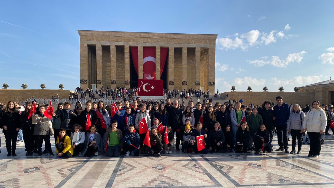 Gazi Mustafa Kemal Atatürk'ün ebediyete irtihalinin 86. yıl dönümünde Anıtkabir'i ziyaret ettik