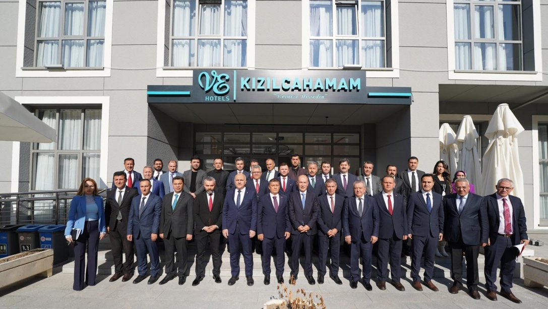 İlçe Millî Eğitim Müdürleri Toplantısı Kızılcahamam'da gerçekleşti