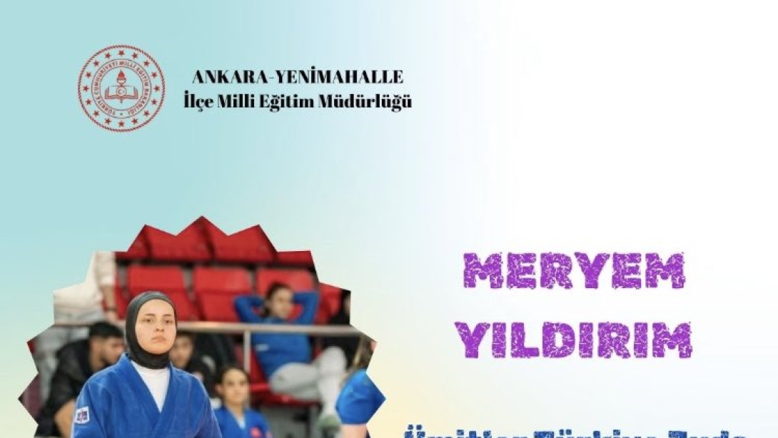 Ümitler Türkiye Judo şampiyonasında  61 sporcu icinden 7. Olan öğrencimiz,  Milli takıma yedeklerden seçilerek Mart ayında Düzenlenecek olan 